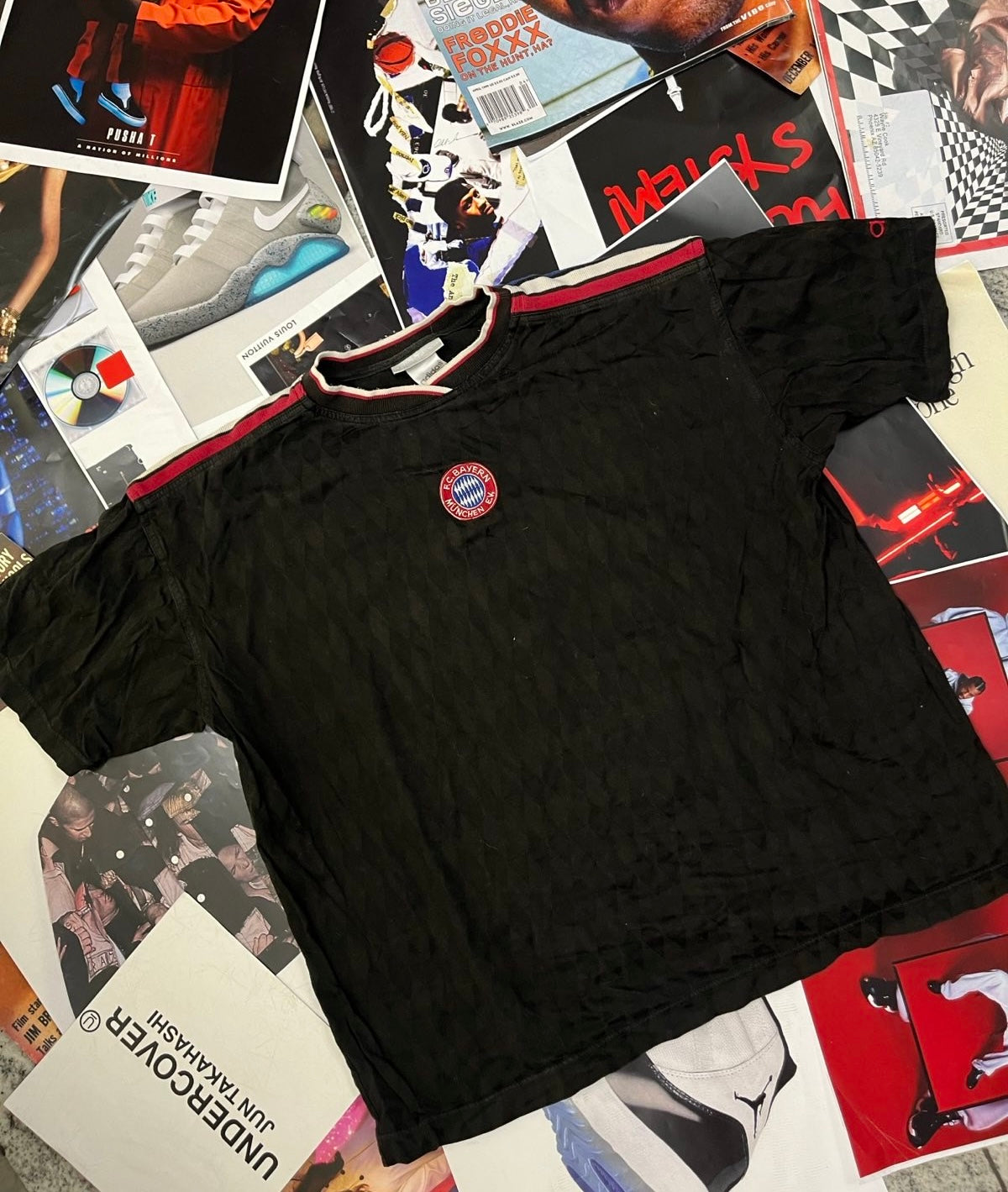 Adidas FCB DRES černý s nášivkou FC Bayern
