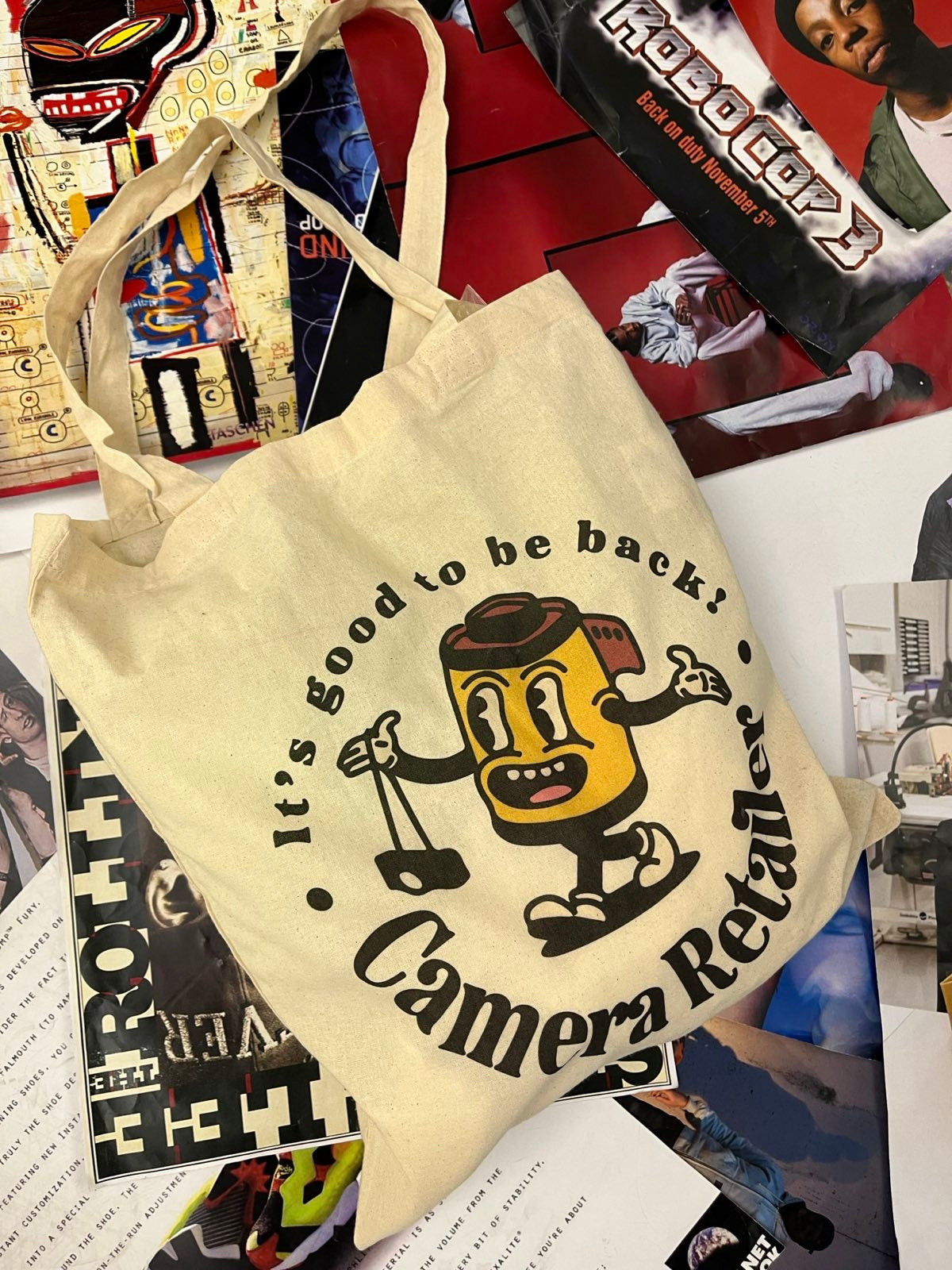 Plátěná taška Camera Retailer