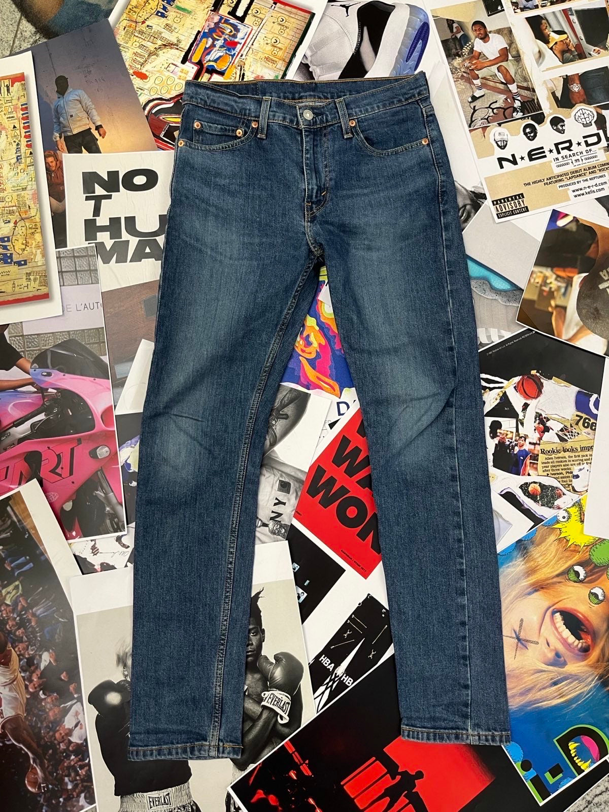 (M) Levis 510 tmavě modré džíny