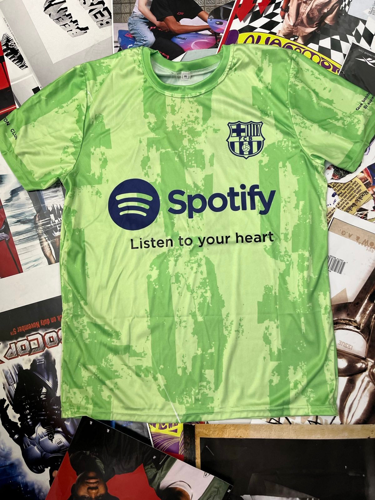 (XL) Dres spotify zelený