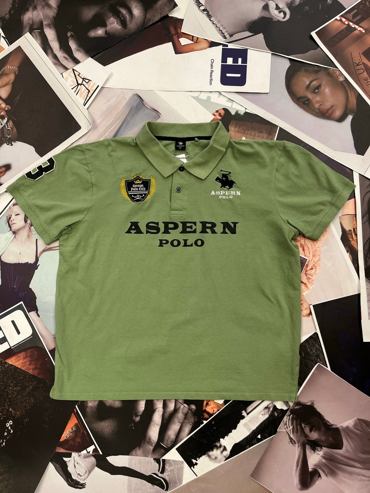 (XL) ASPERN POLO triko zelené German Polo Club