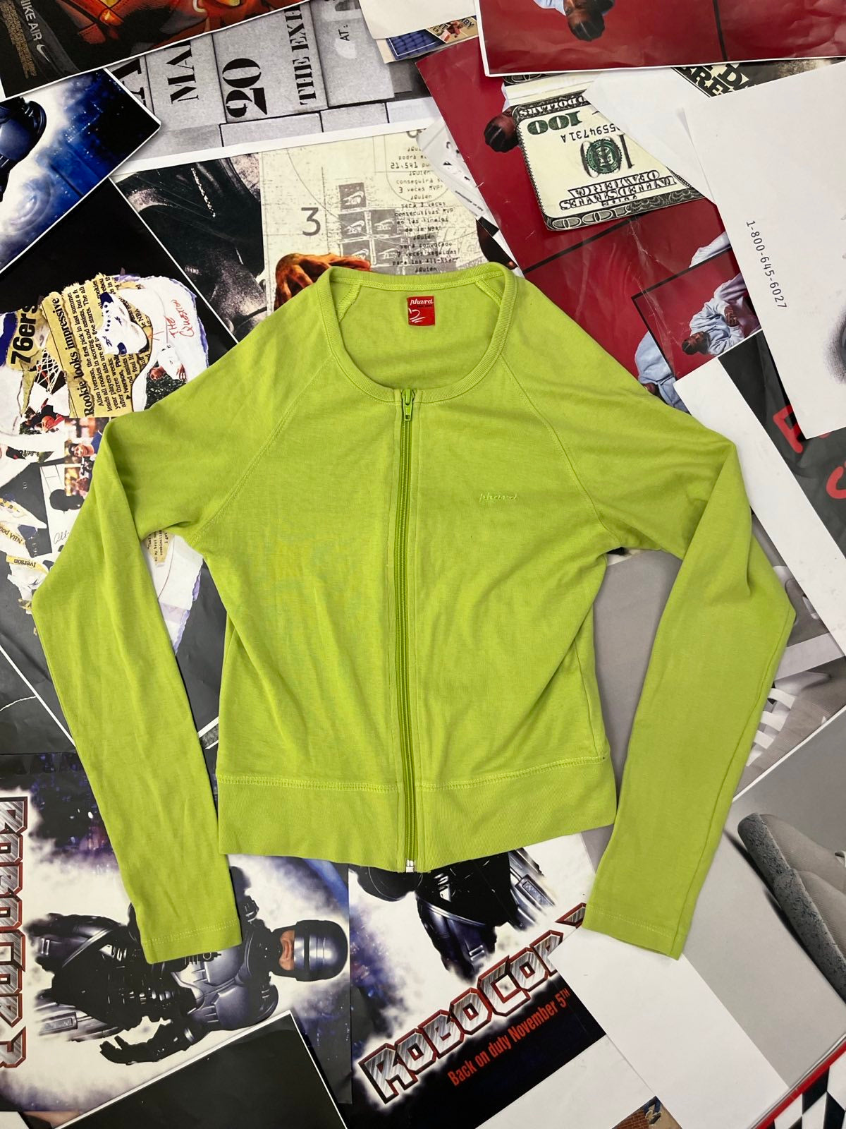 (S) Phard mikina dámská limetková na zip