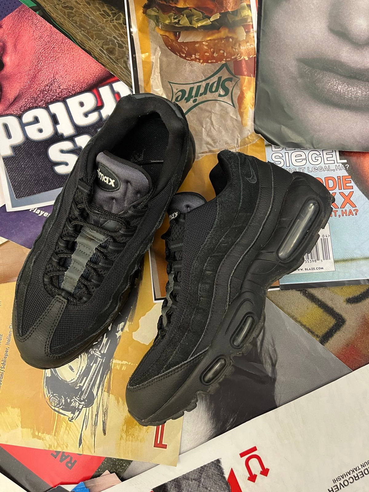 (43) Nike Air Max 95 tenisky celočerné