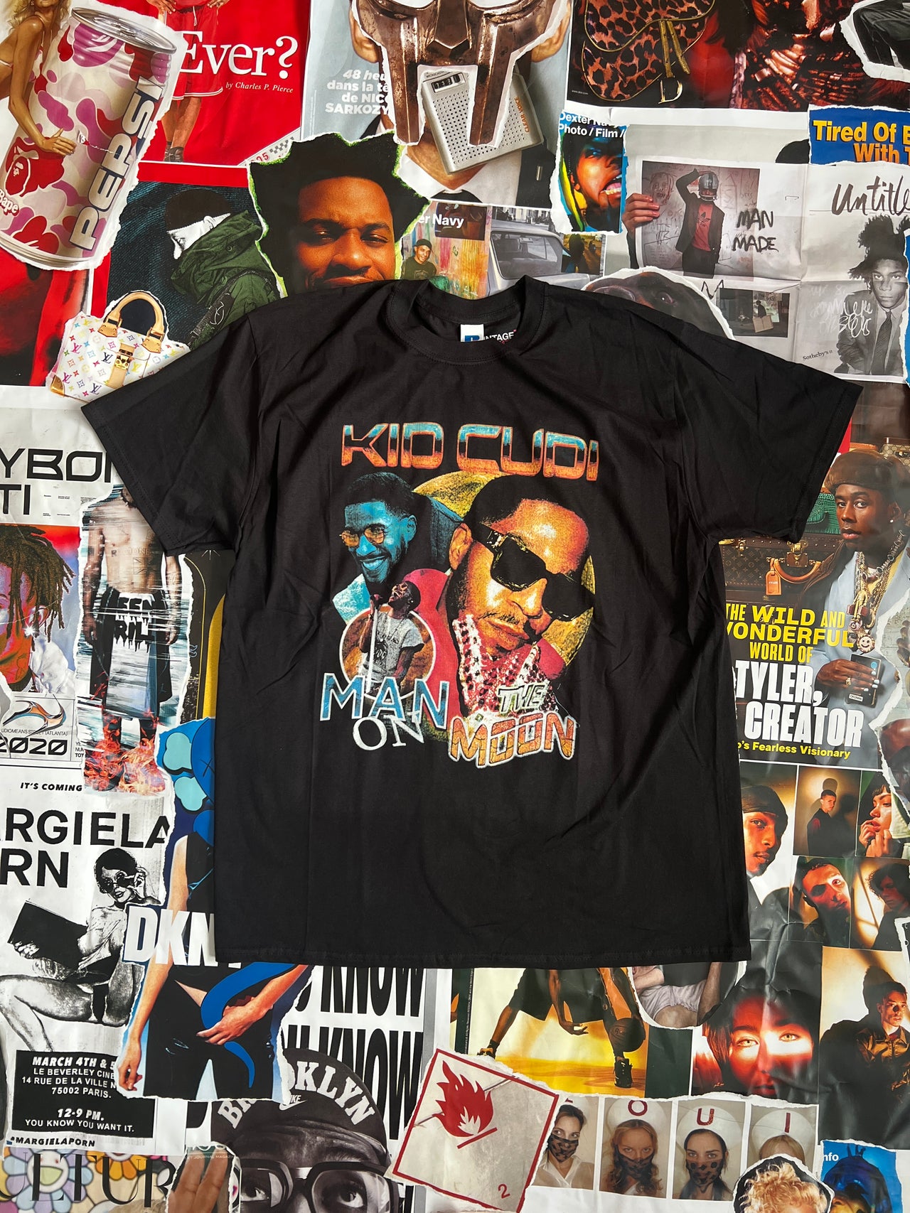 Triko BOOTLEG černé Kid Cudi XL