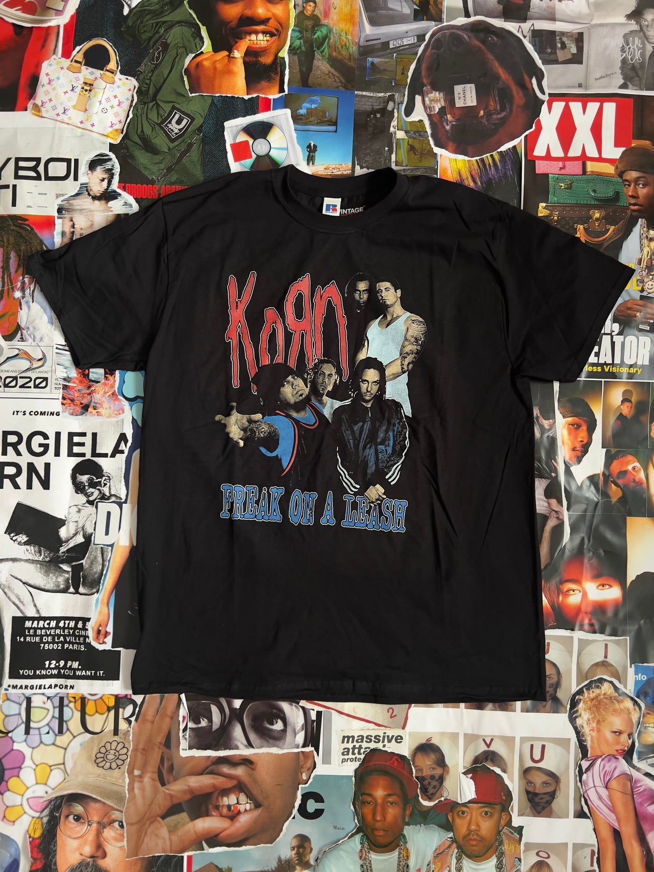 Triko BOOTLEG černé Korn XL