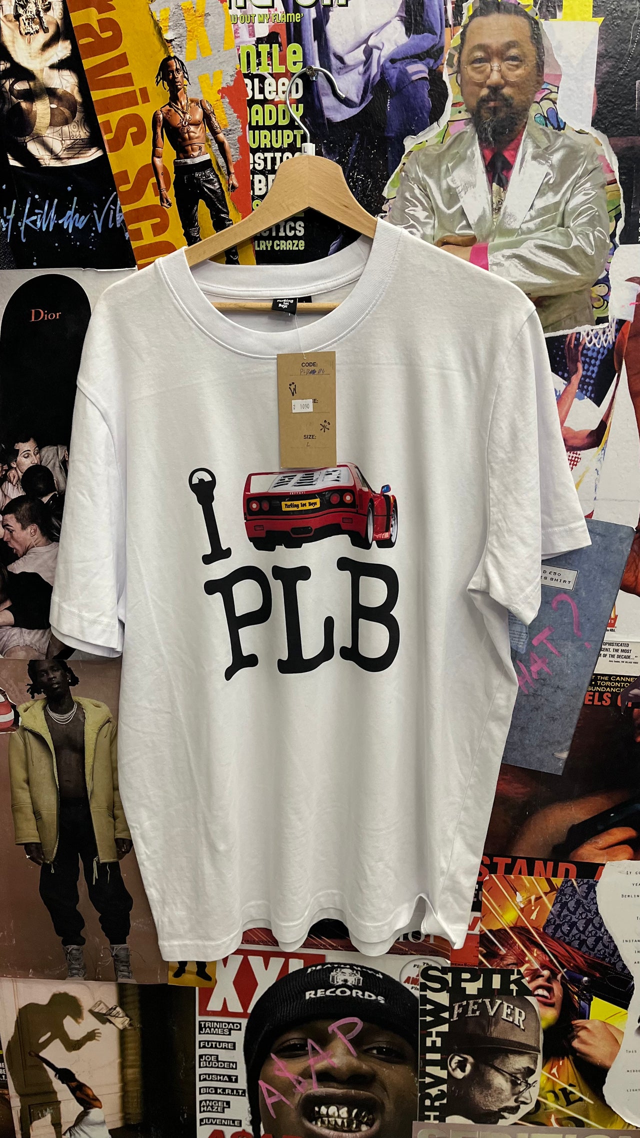 TEE bílé I love PLB