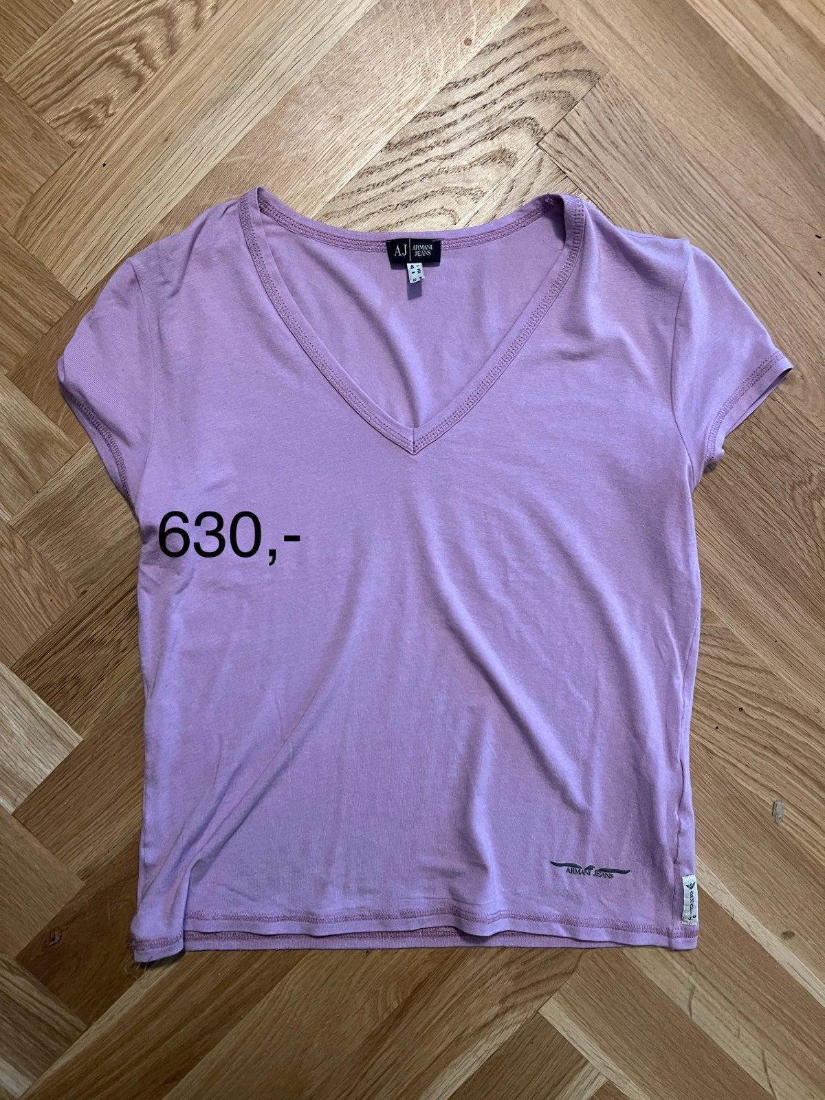 Ružové armani jeans baby tee