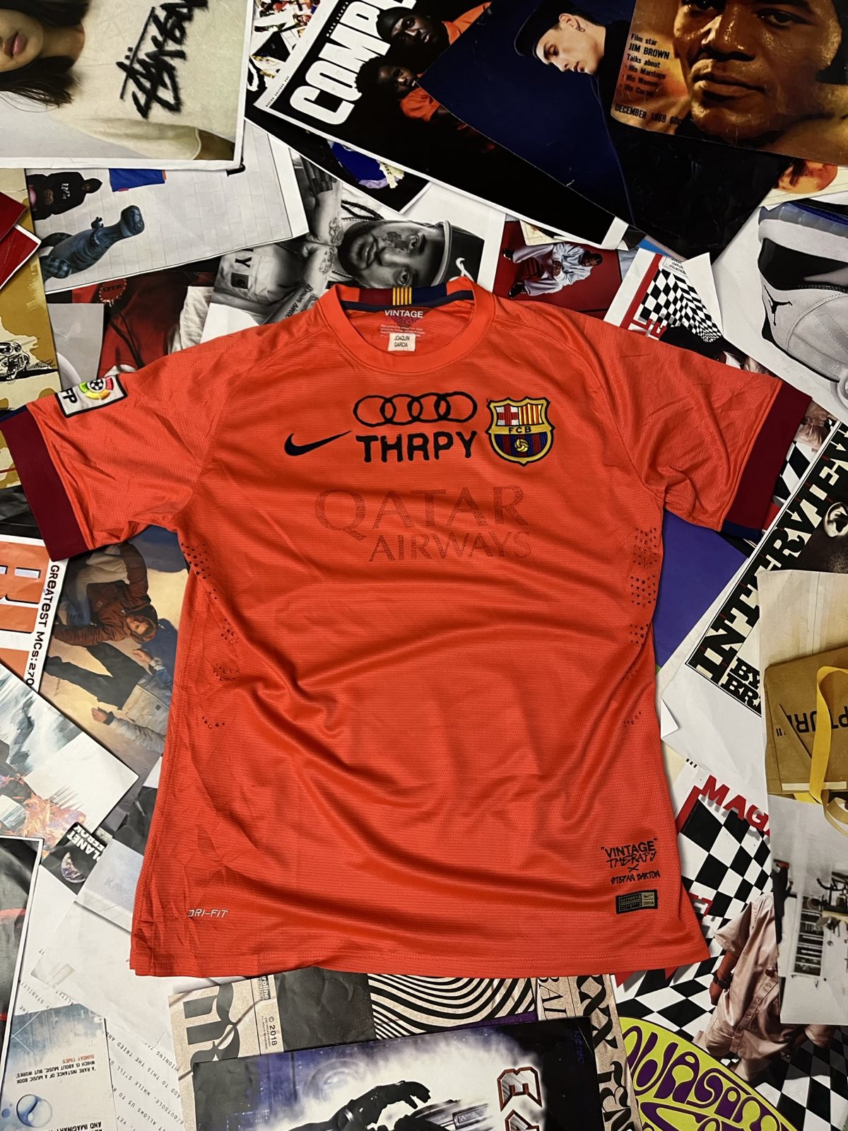 (S) 1of1 dres FCB oranžová