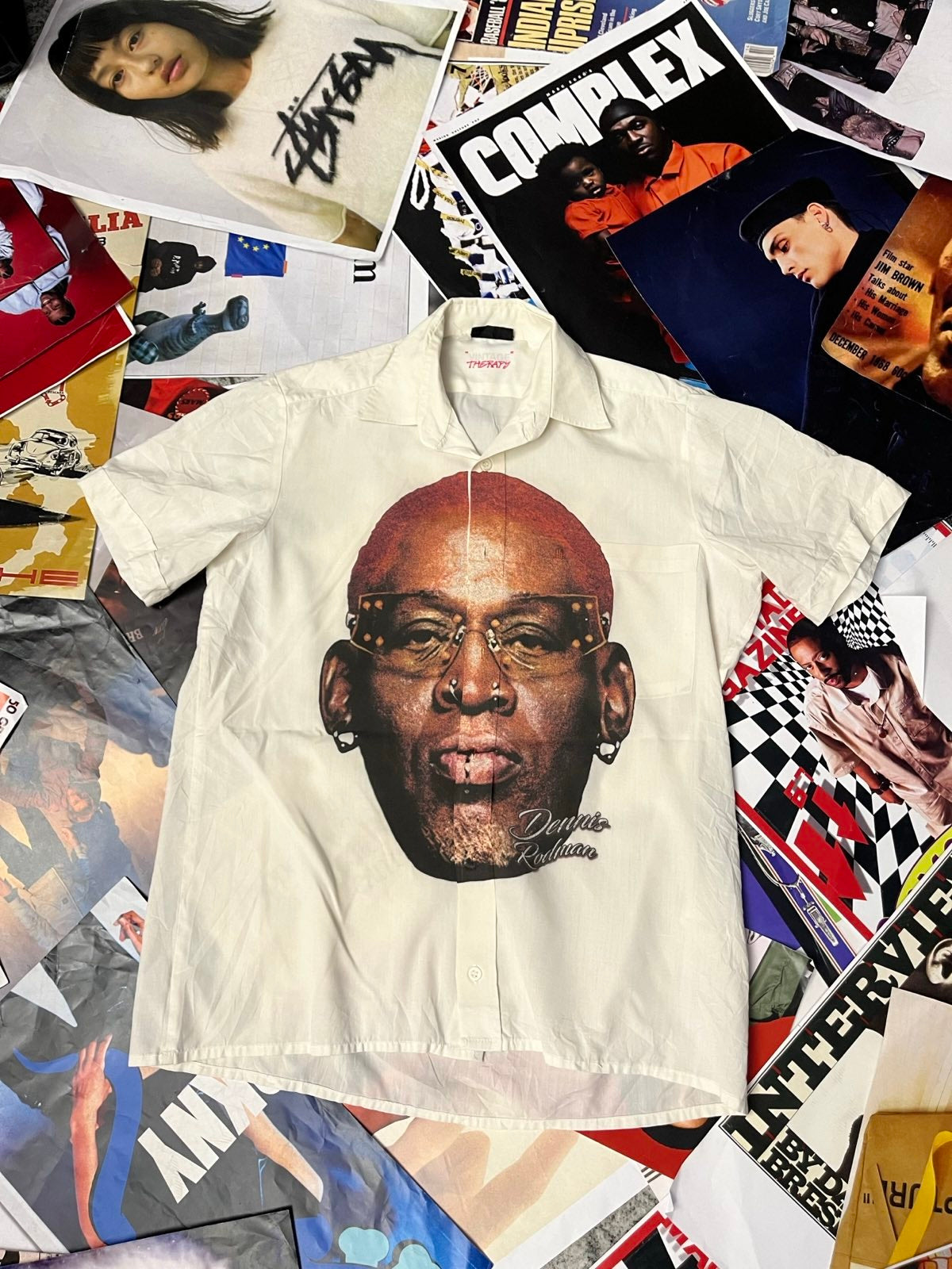 (S) 1of1 košile Rodman krémová s/s