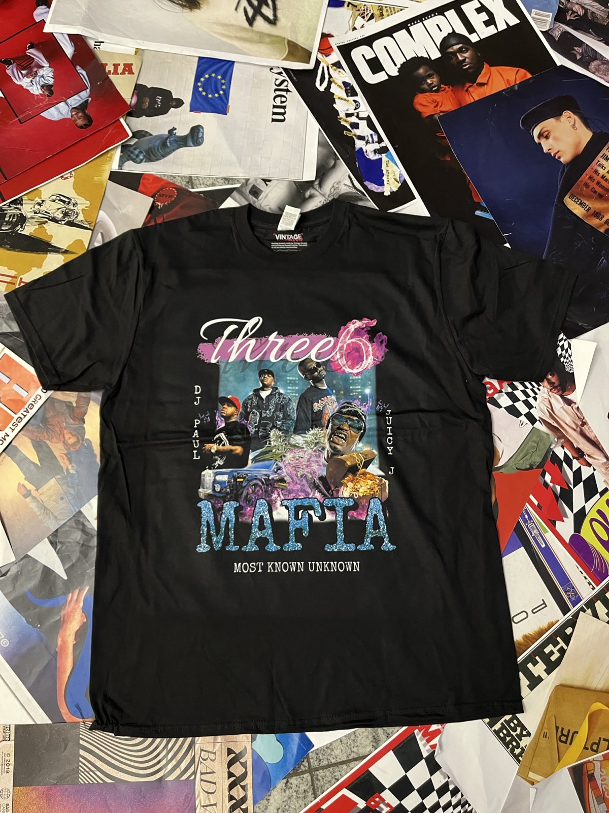 Triko BOOTLEG Three 6 Mafia Juicy J, DJ Paul