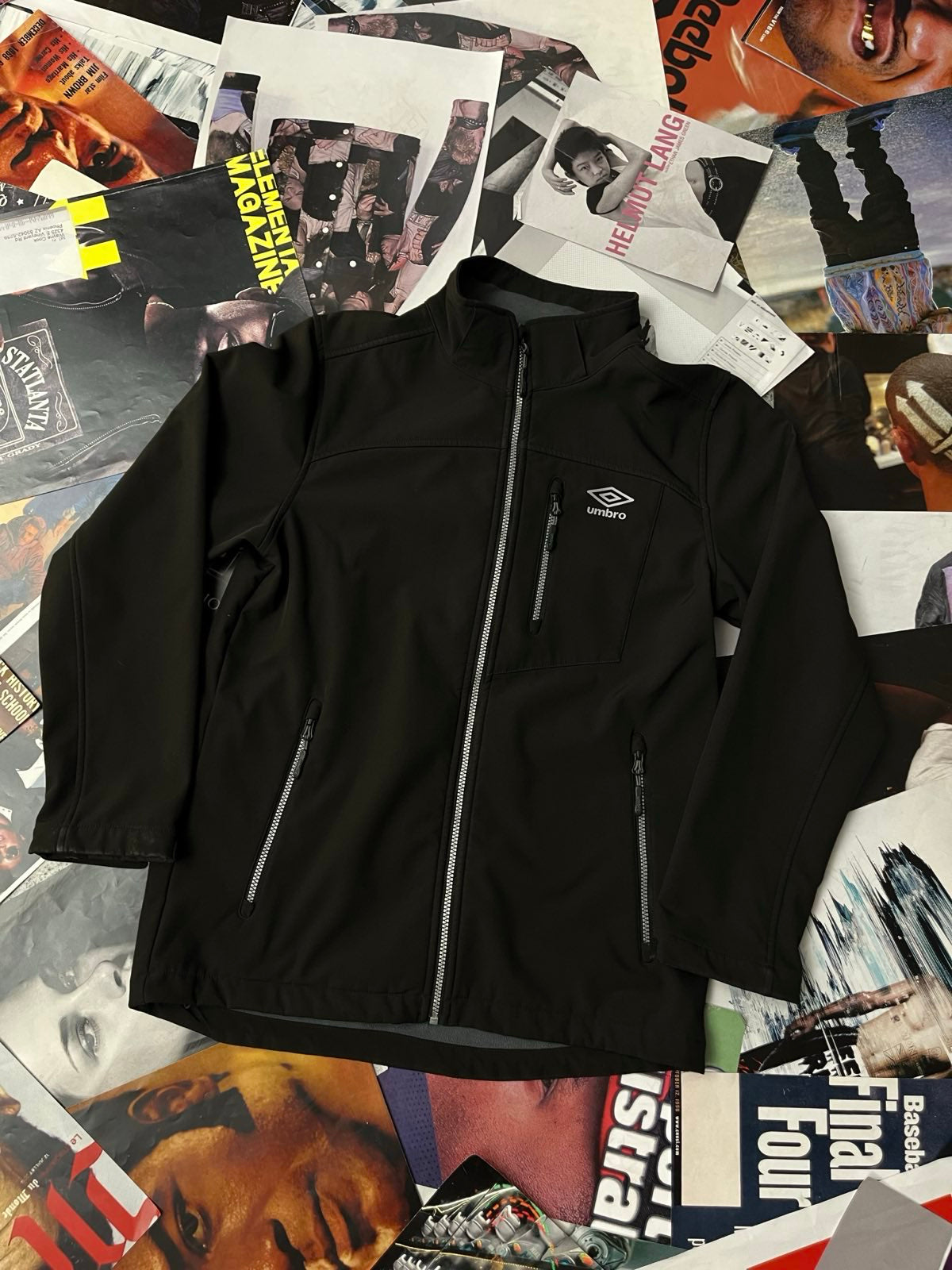Umbro BUNDA pánská softschell černá M