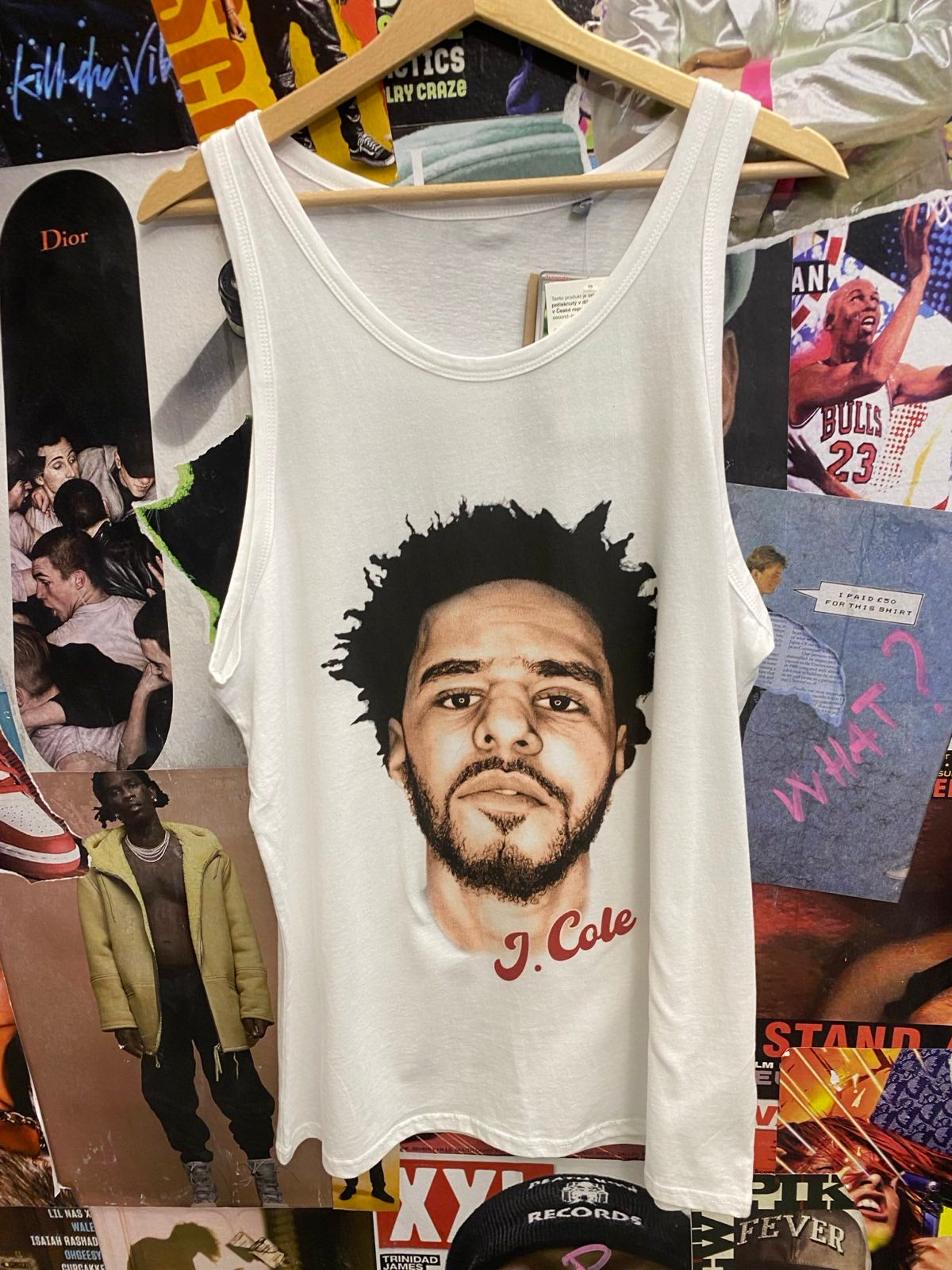 1of1 bílé tílko J Cole L