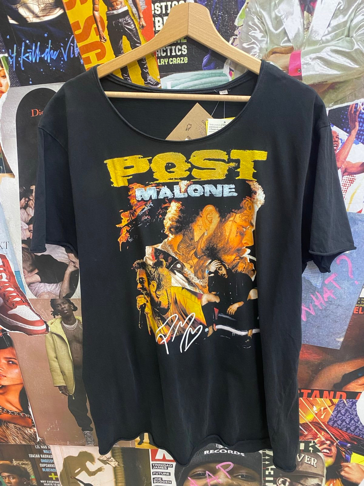 1of1 černé tričko Post Malone XXL