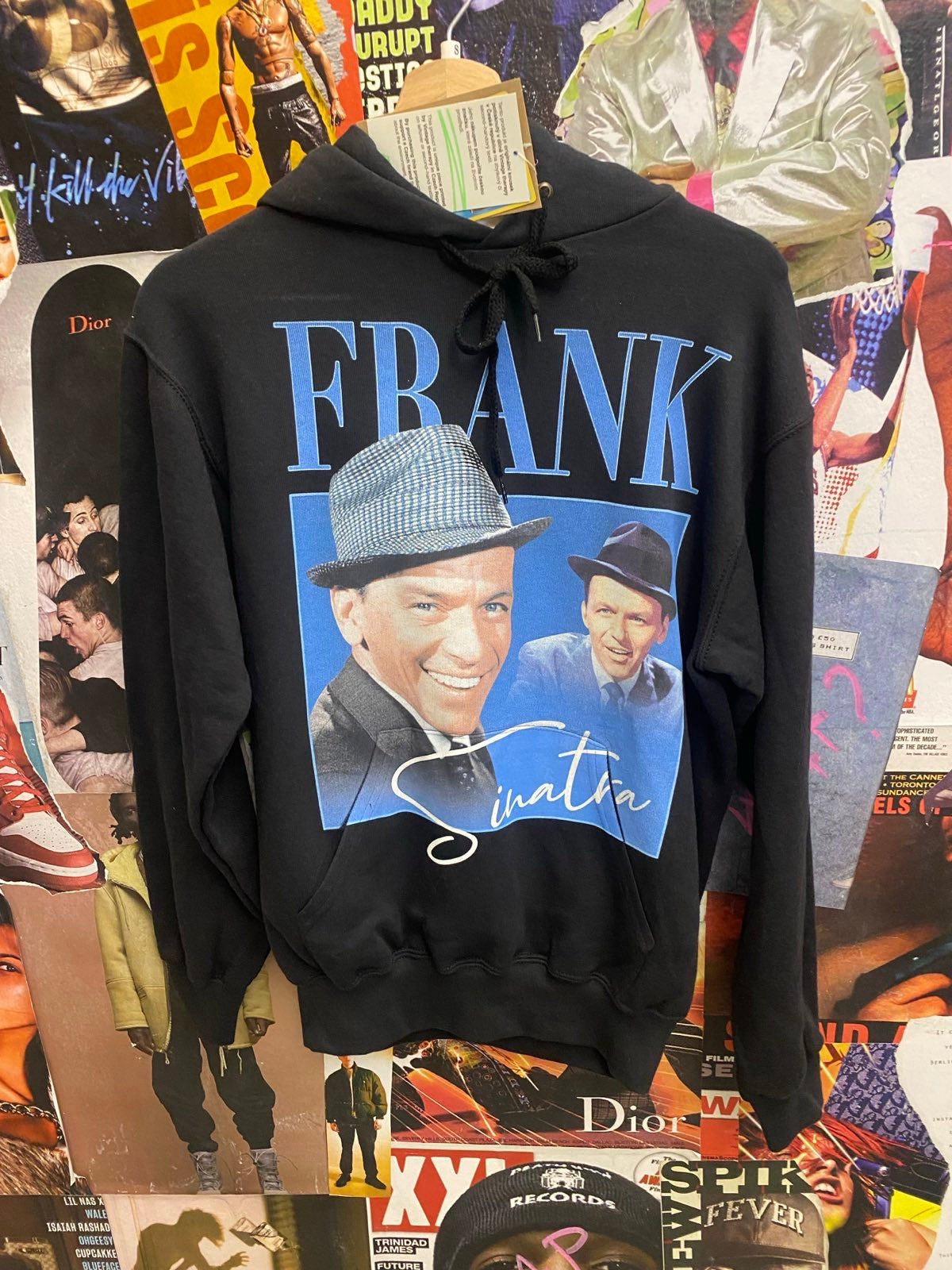 1of1 černá hoodie Frank Sinatra S