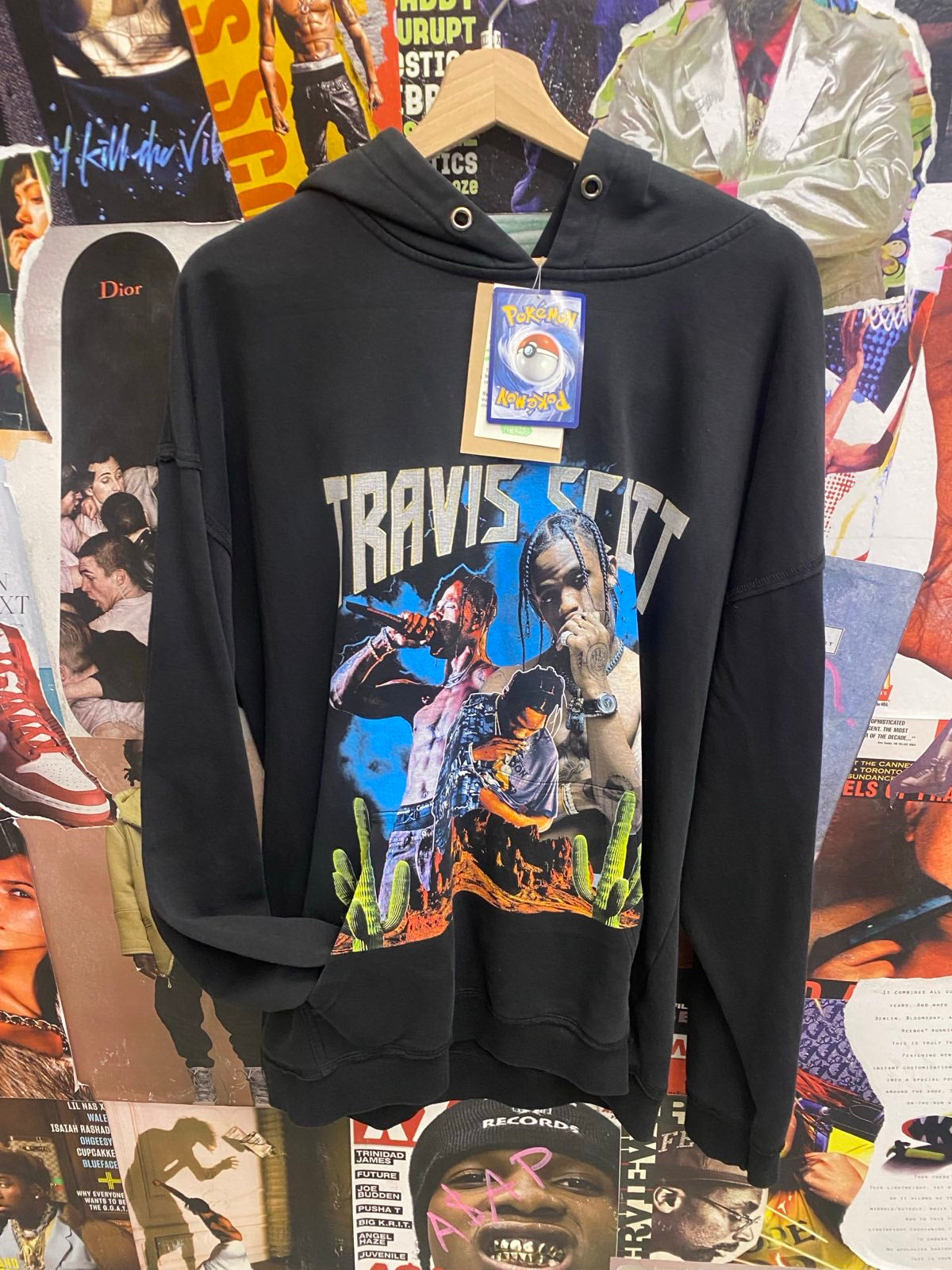 1of1 černá hoodie Travis Scott XL