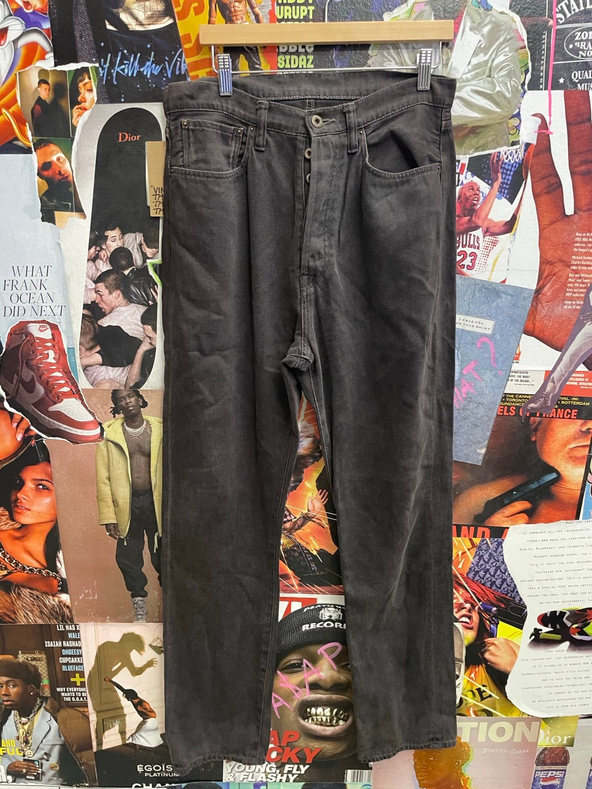 Kapital džíny hnědé XL