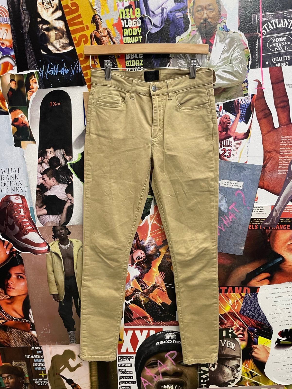 Acne Studios jeans hnědé S