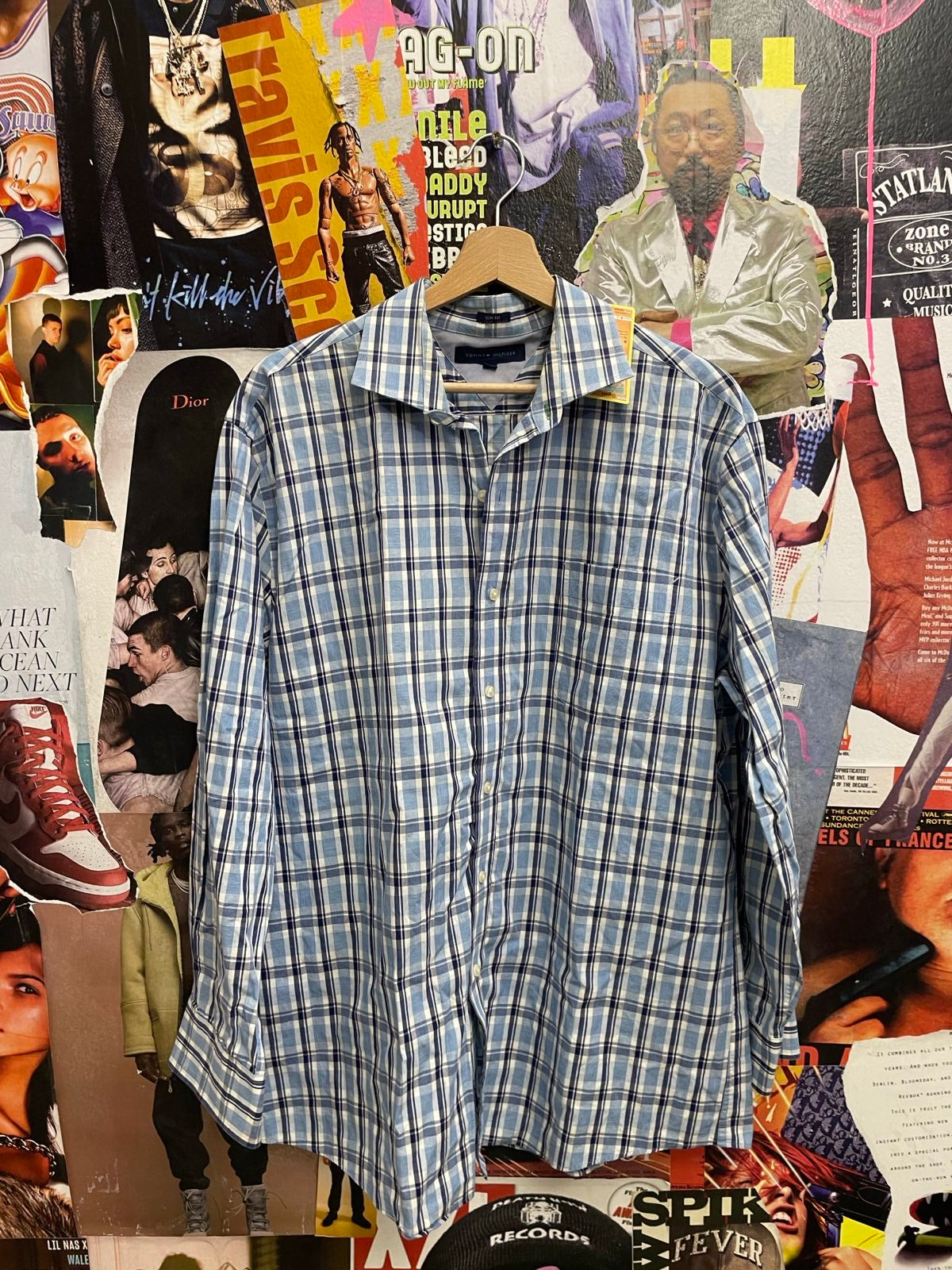 košile Tommy Hilfiger modrá