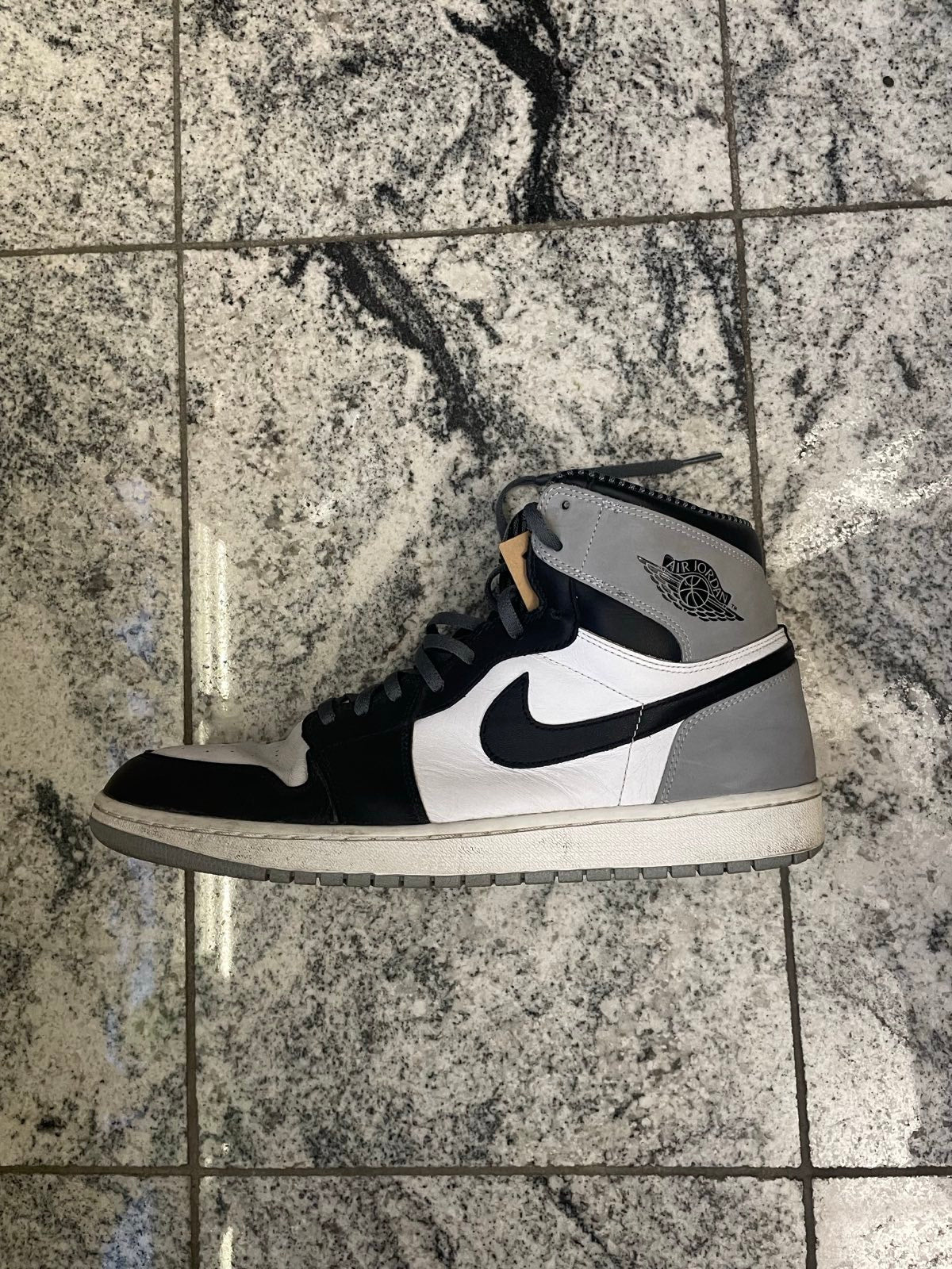 Boty Nike Air Jordan bílo šedé 47,5