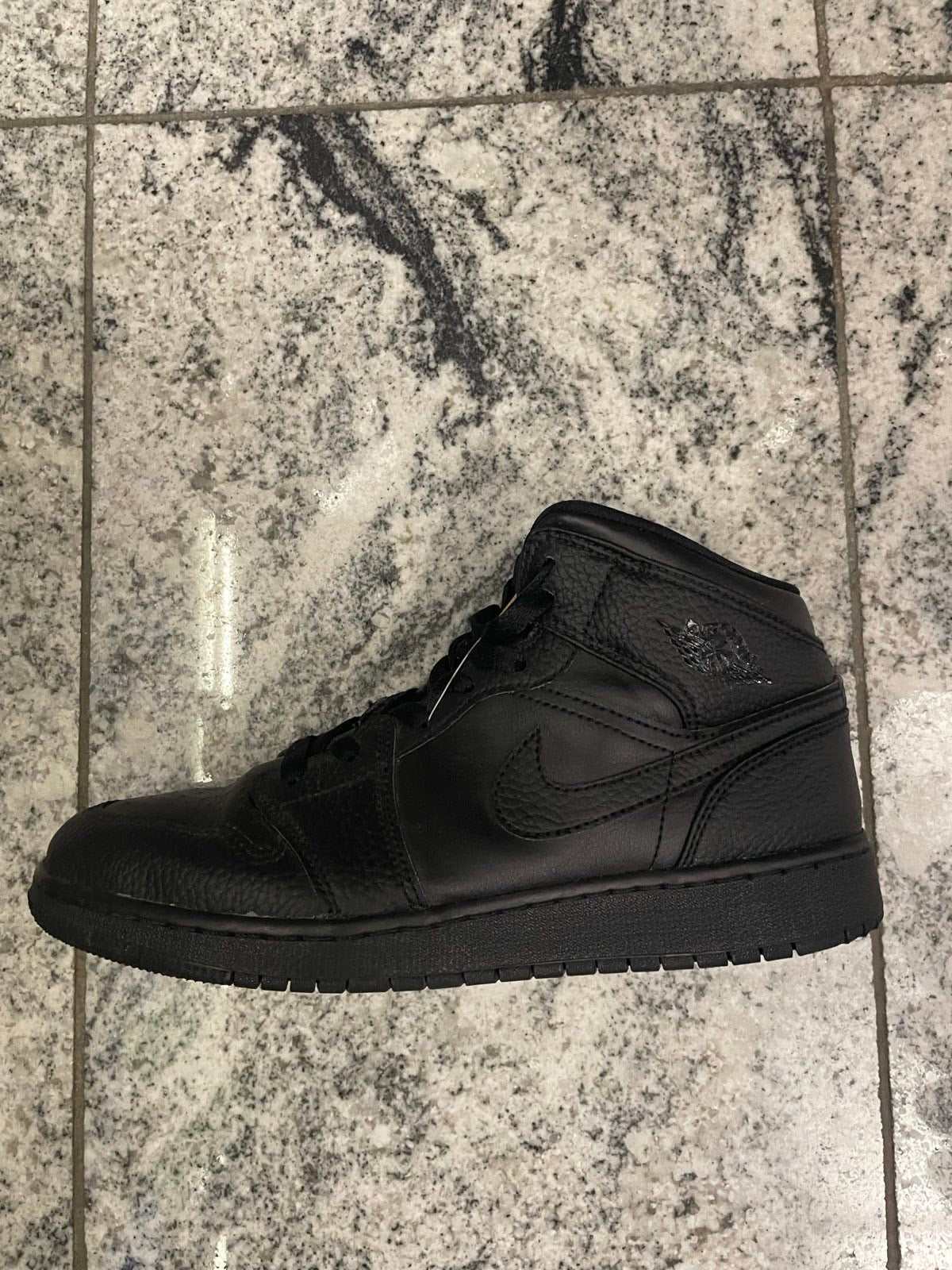Air Jordan 1 mid all black vel. 38