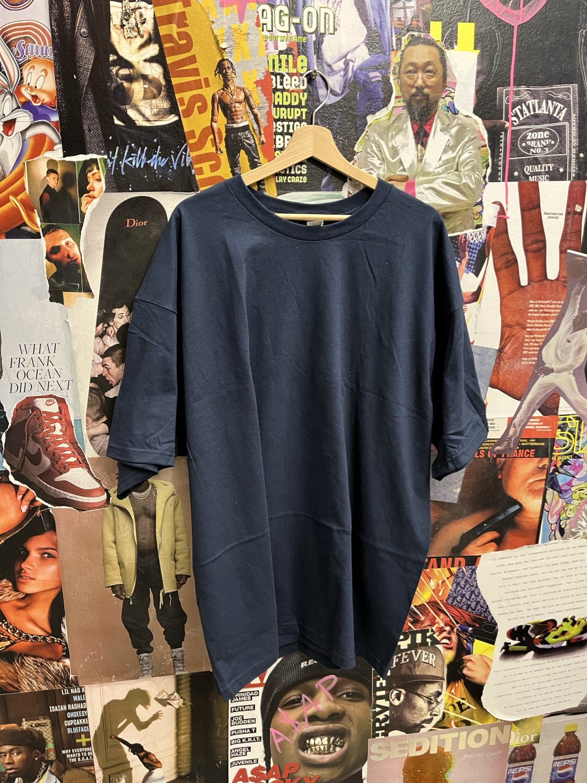 Blank NAVY tee 3XL