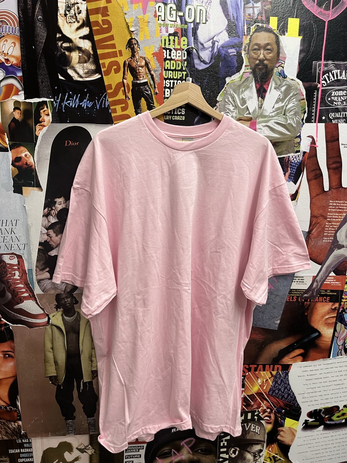 Russell tee pink XXL