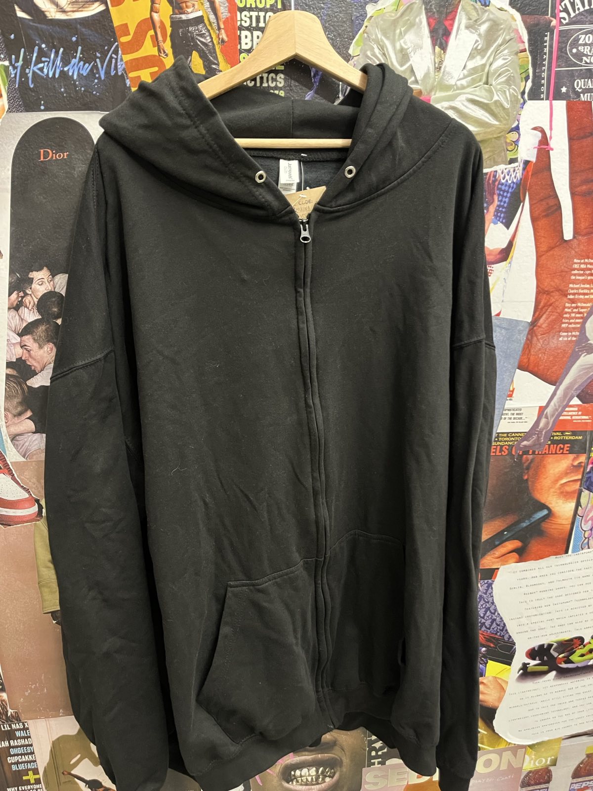JustHoods černá mikina 5XL