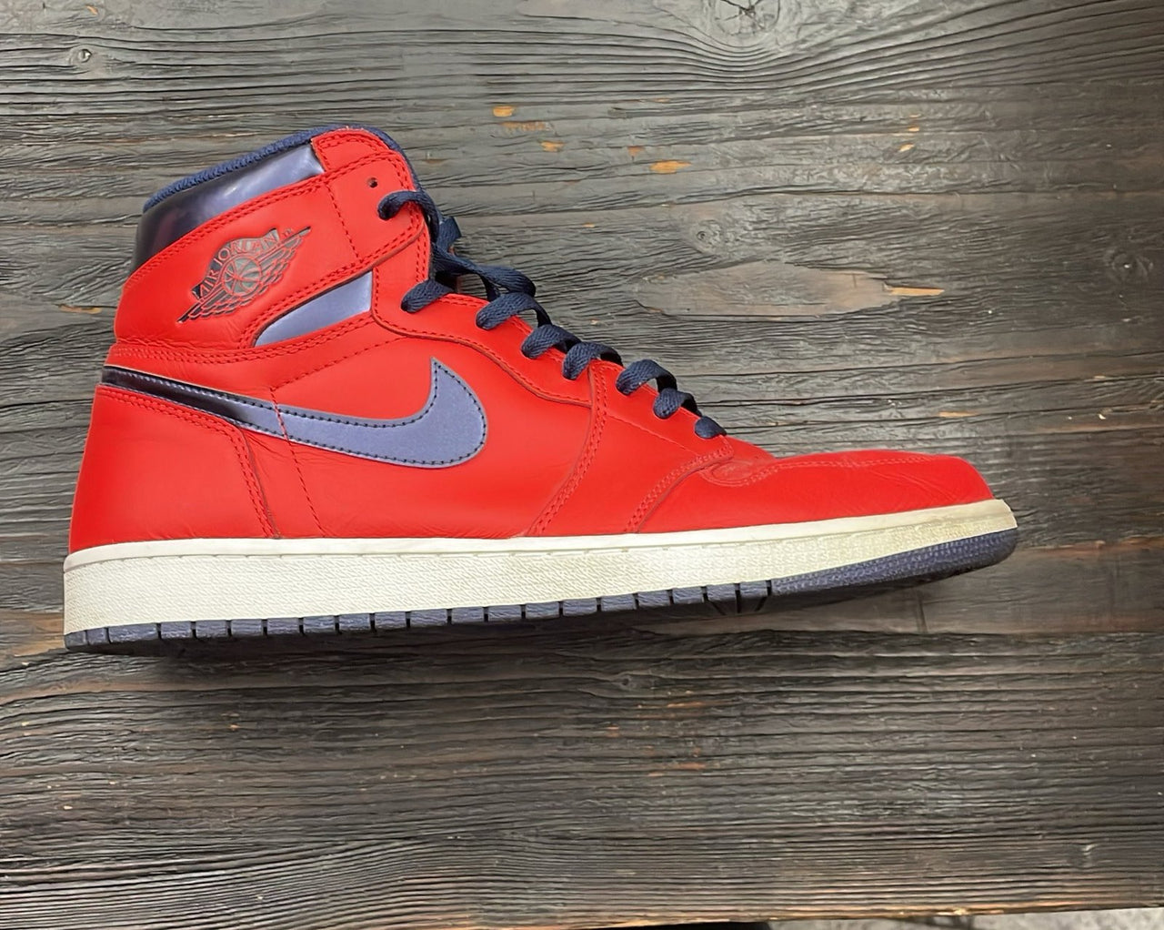 Boty nike Air Jordan oranžovomodré 47