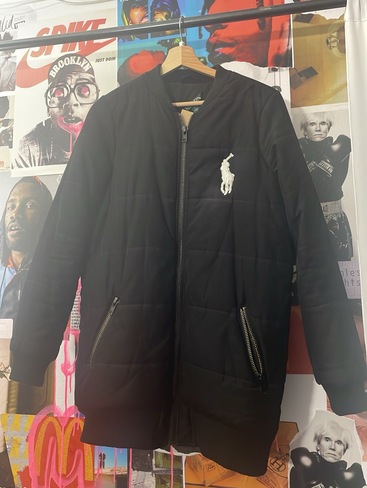 Ralph Lauren puffer černá S