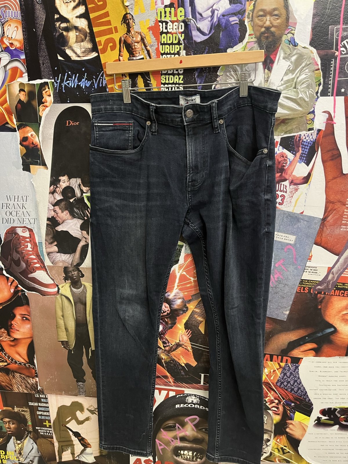 Tommy Jeans tmavě modré džíny M