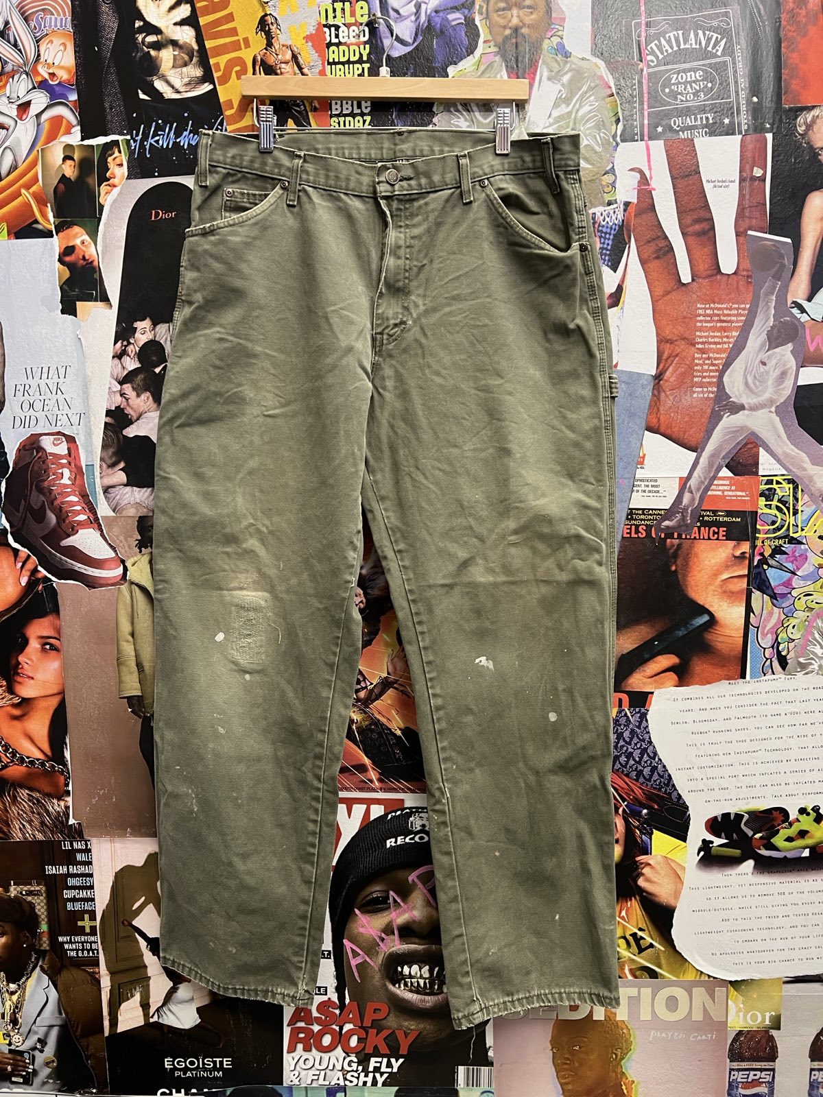 Khaki Dickies kalhoty M