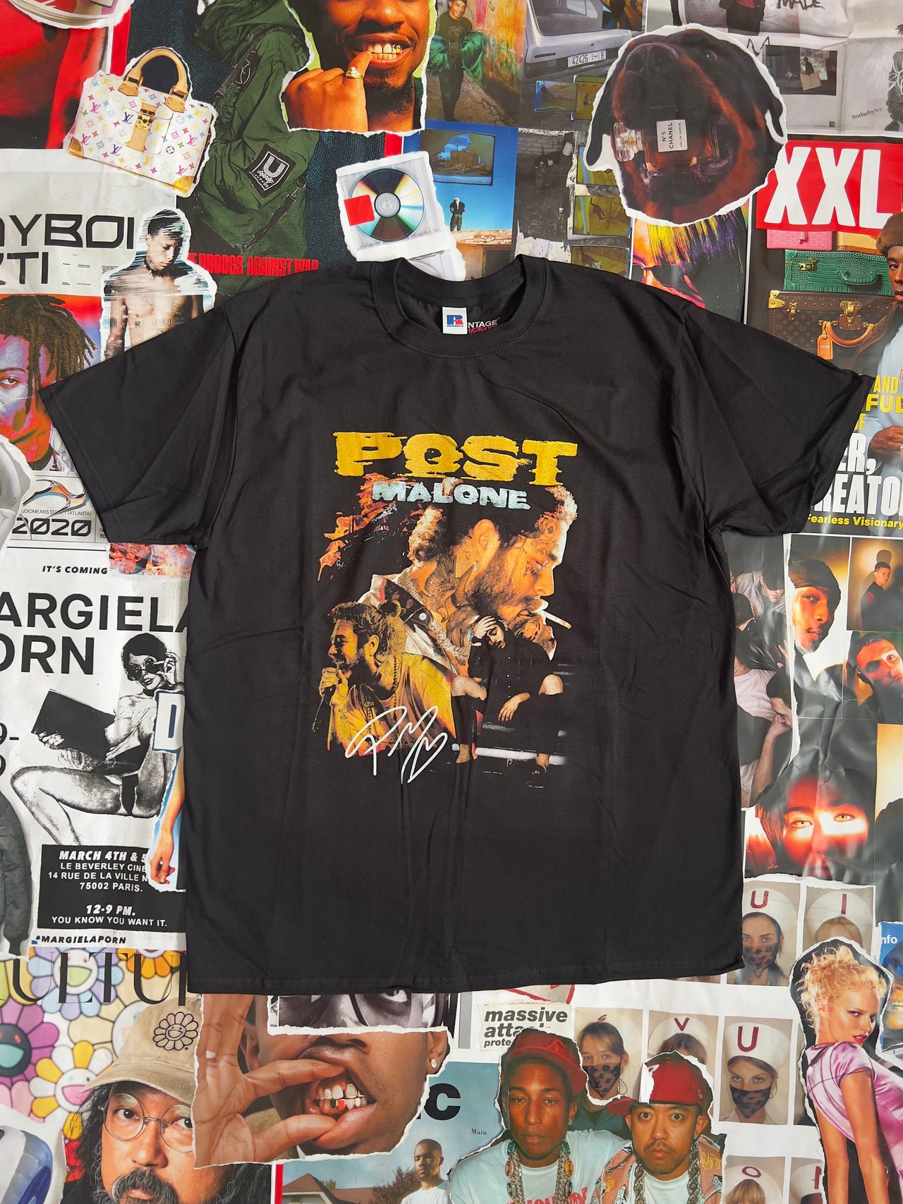 Triko BOOTLEG černé Post Malone XL