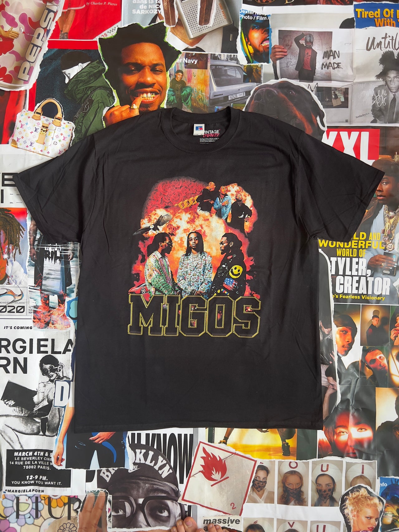 Triko BOOTLEG černé Migos XL