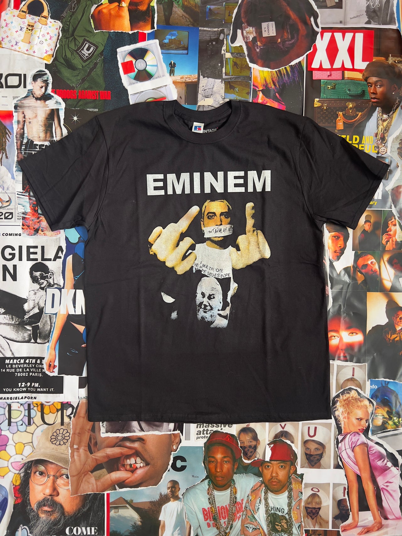 Triko BOOTLEG černé Eminem XL