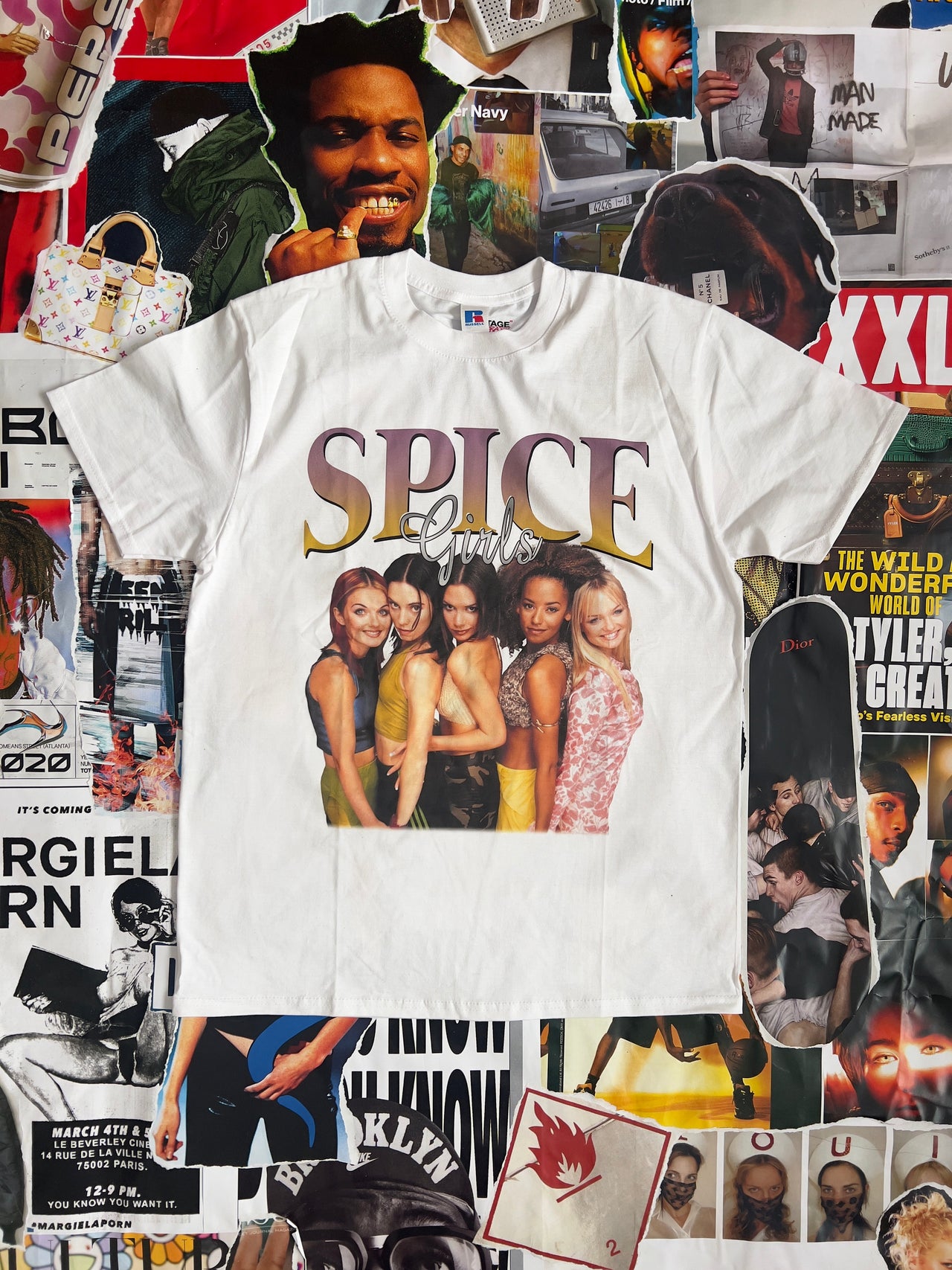 Triko BOOTLEG bílé Spice Girls