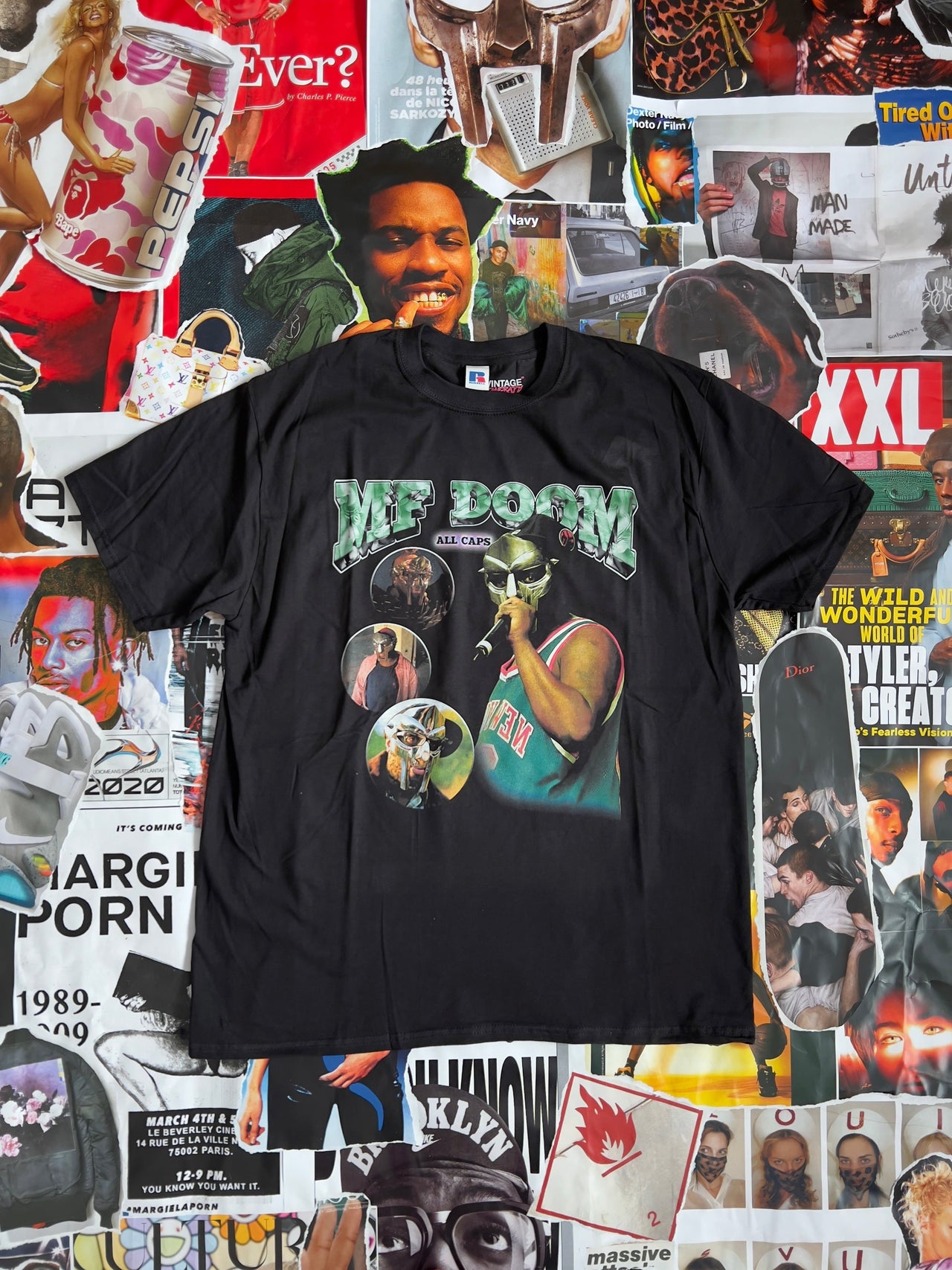 Triko BOOTLEG černé MF DOM, do zelena XL